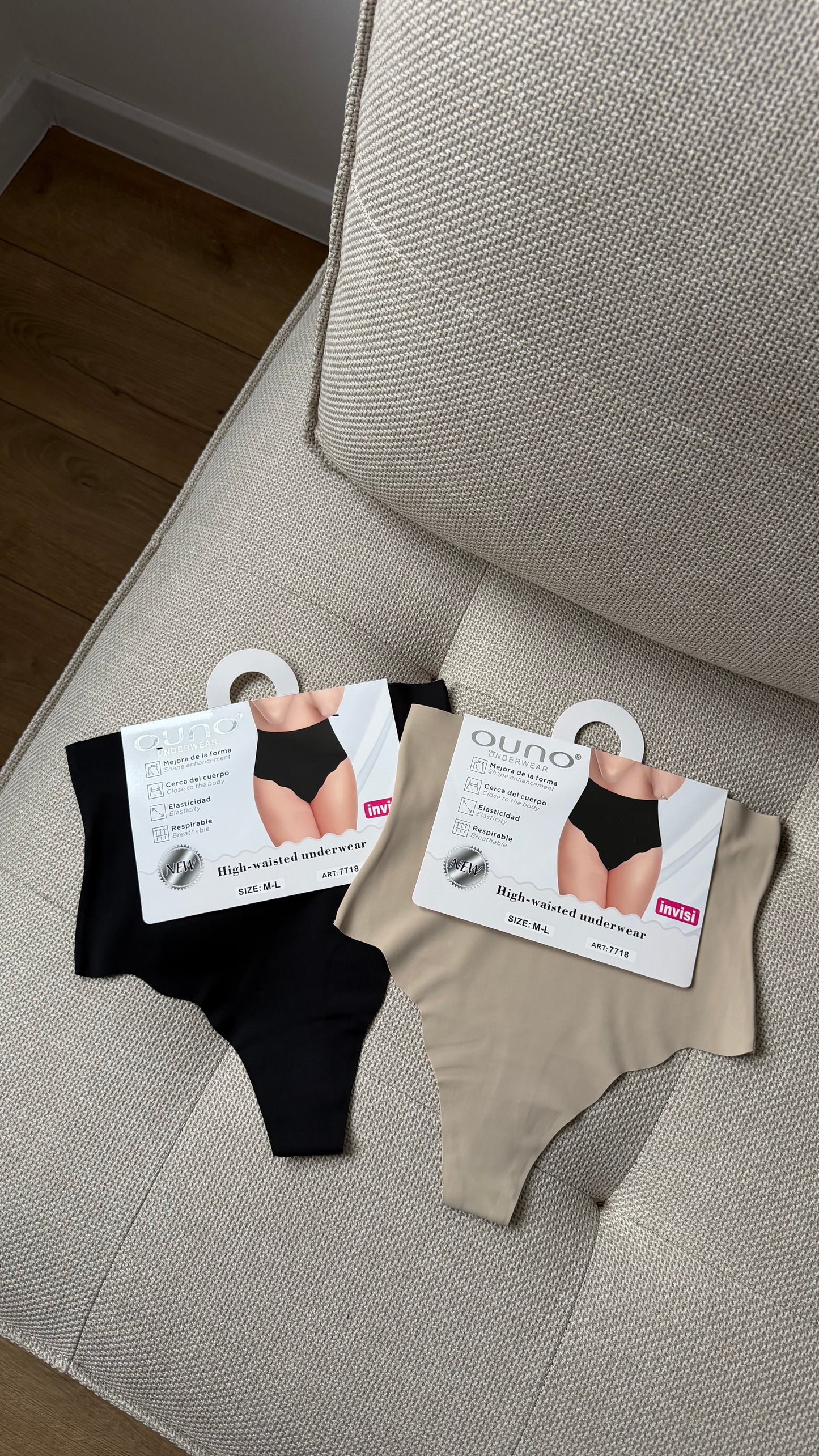 Super modelujące BEZSZWOWE stringi z wysokim stanem🤍PREMIUM SERIA