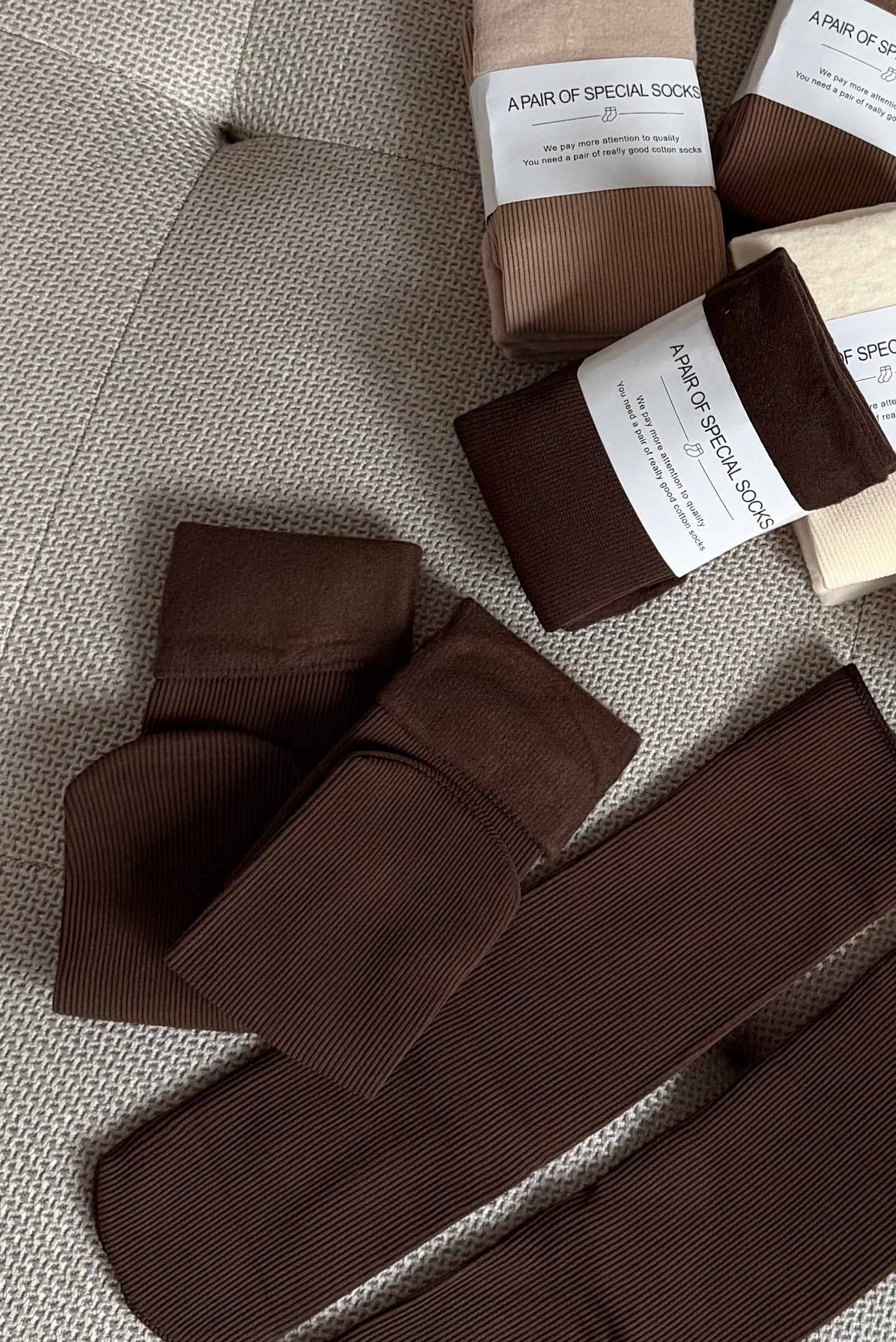 2 pary (4 szt) skarpet na fleece za 15 PLN