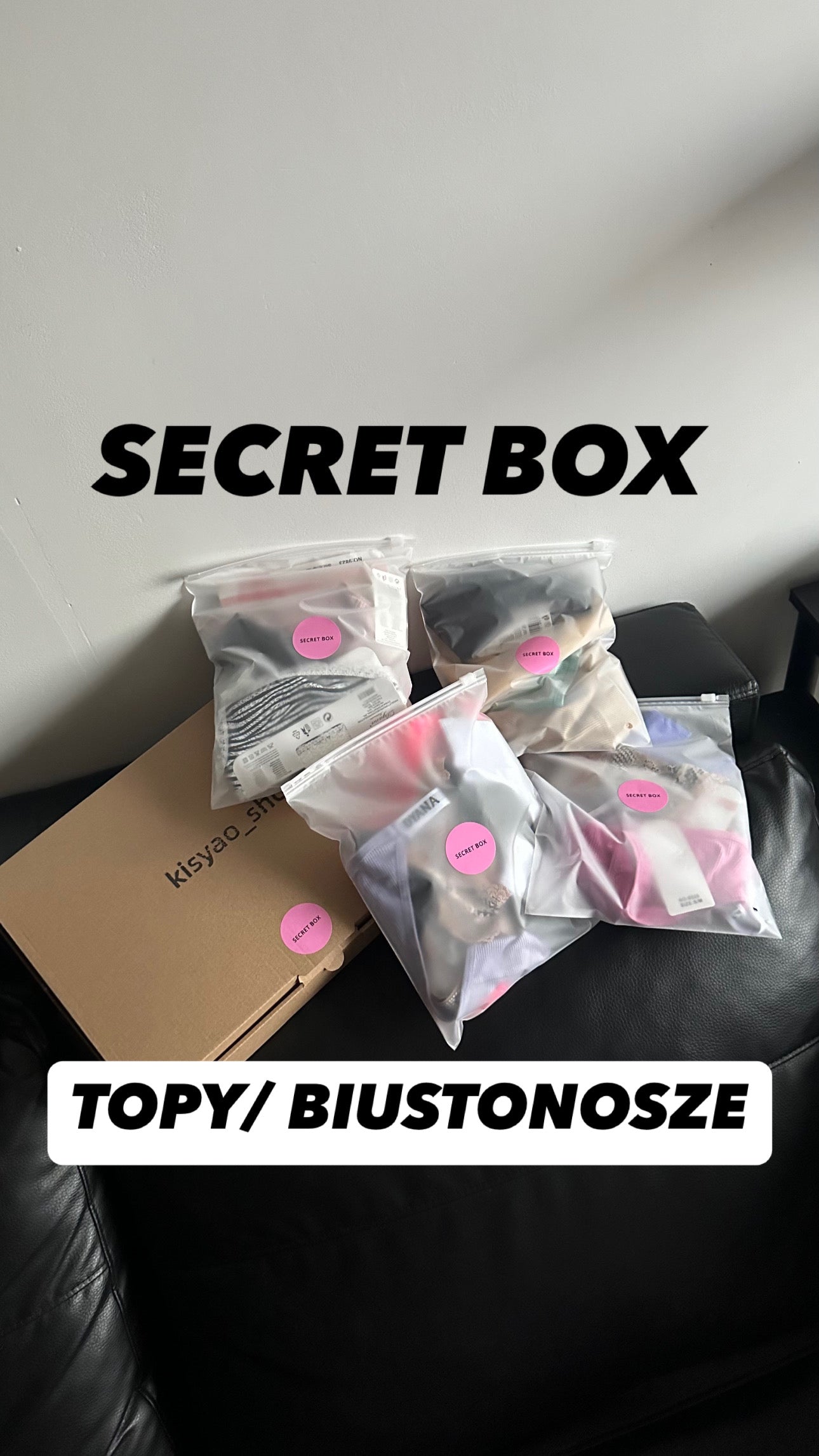 SECRET BOX BIUSTONOSZE (Losowe Mix biustonosze & topy)