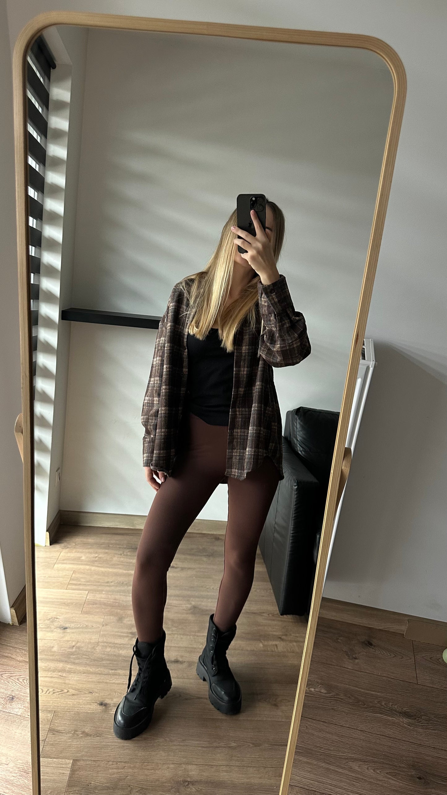 Legginsy na wzrost do 165 cm☝🏻. Ocieplane prążkowane na fleece. Idealne na jesień i zimę