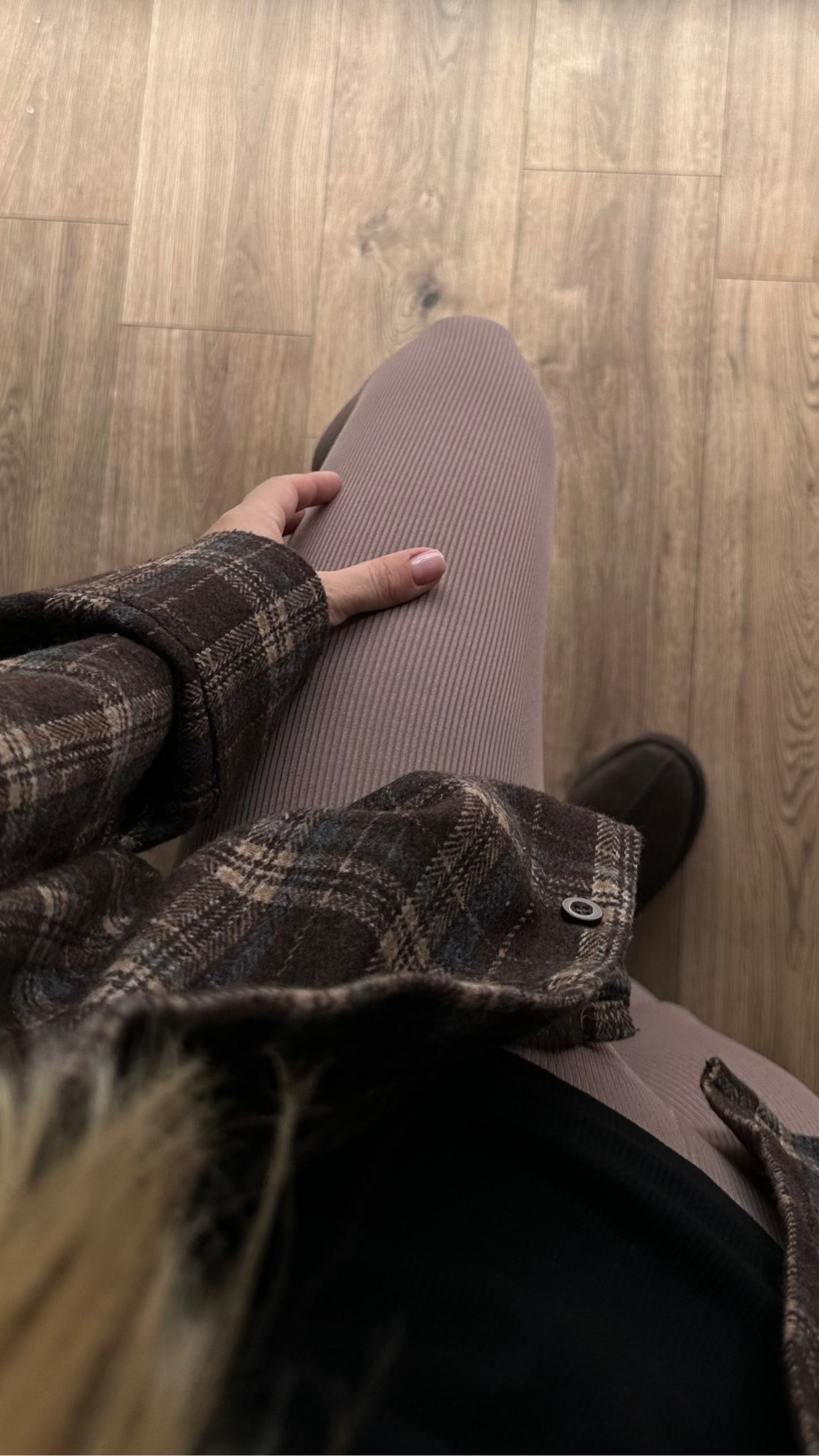 ☝🏻Na wzrost do 162 cm. Uwaga❗️zaniżona rozmiarówka. Legginsy ocieplane prążkowane na fleece.