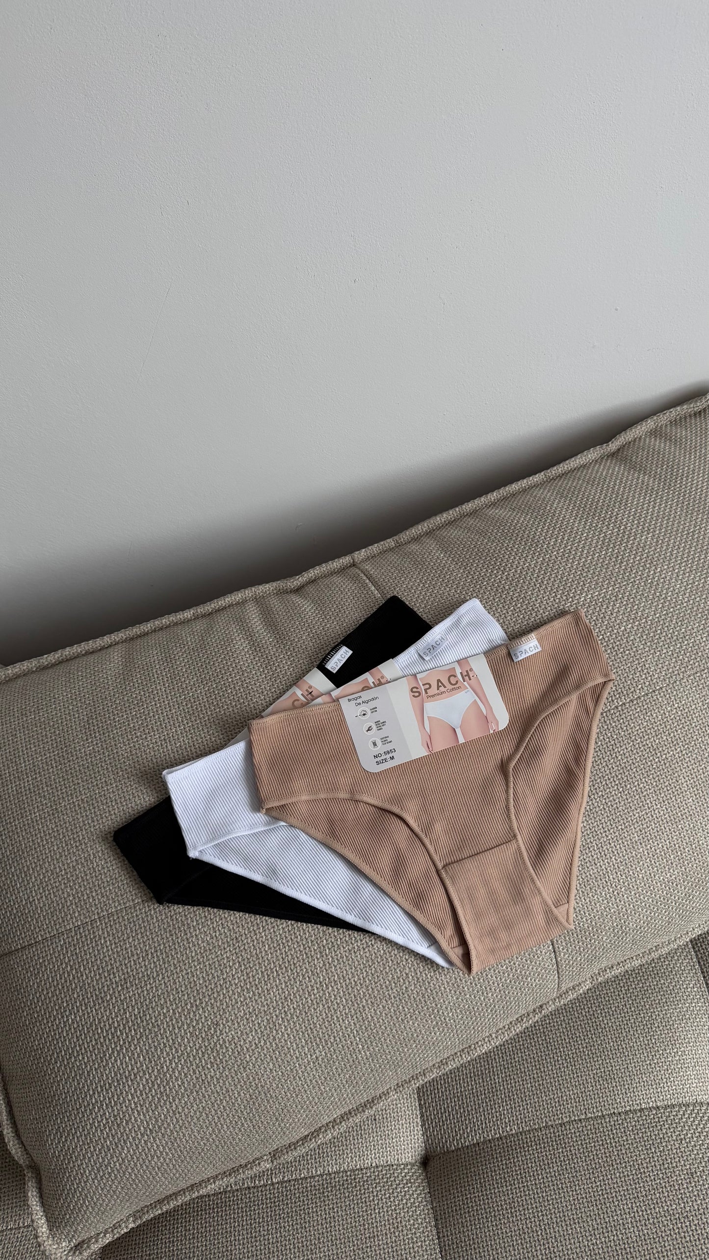 Slipy 🤍95% bawełna Zestaw 3 szt