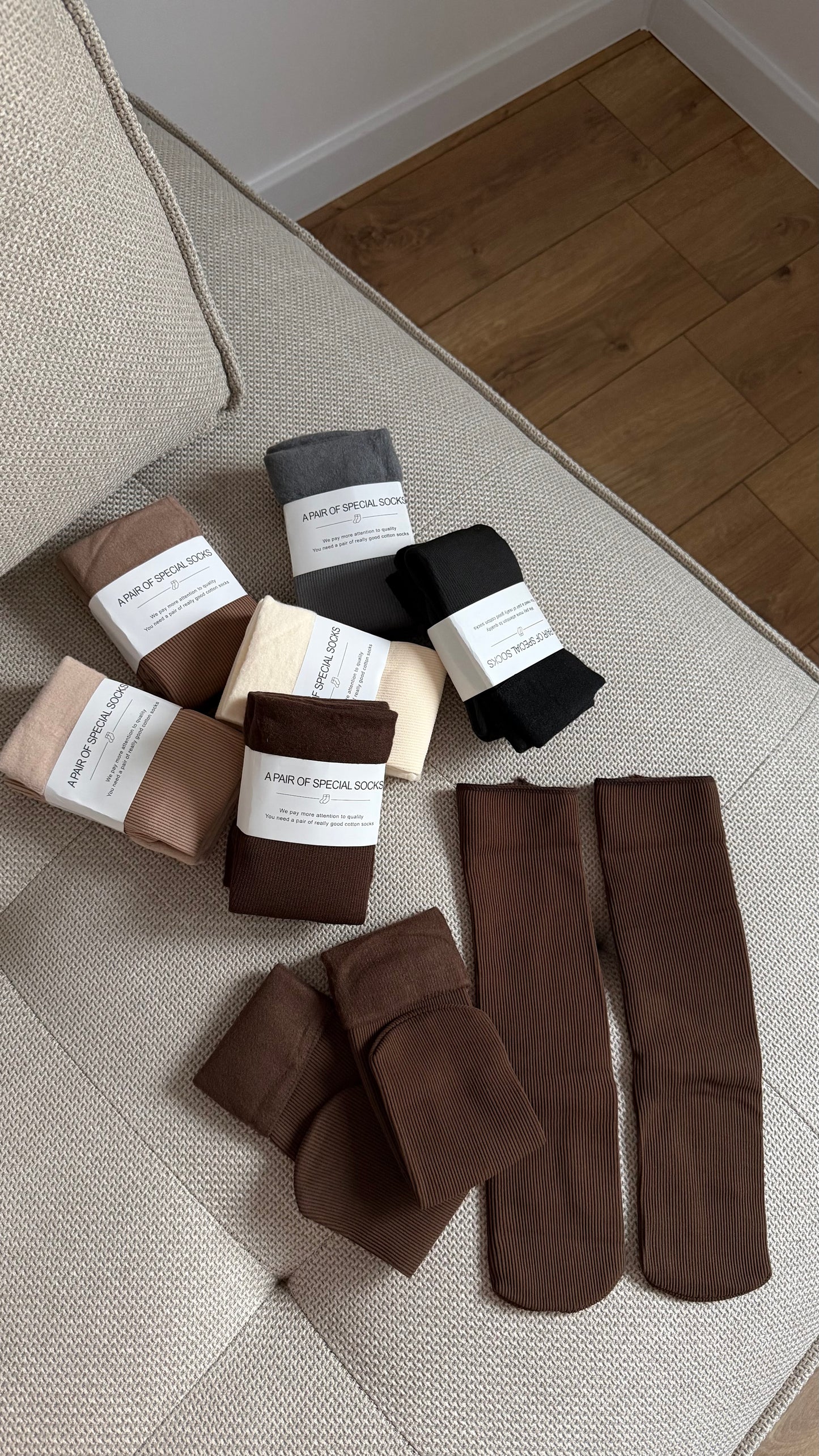 2 pary (4 szt) skarpet na fleece za 15 PLN