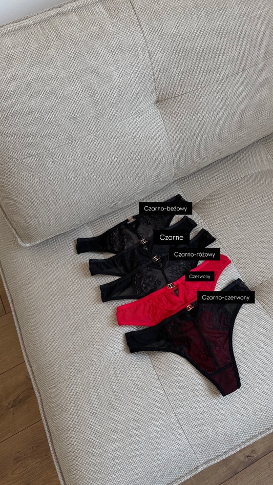 Koronkowe stringi 3 szt - 39 pln