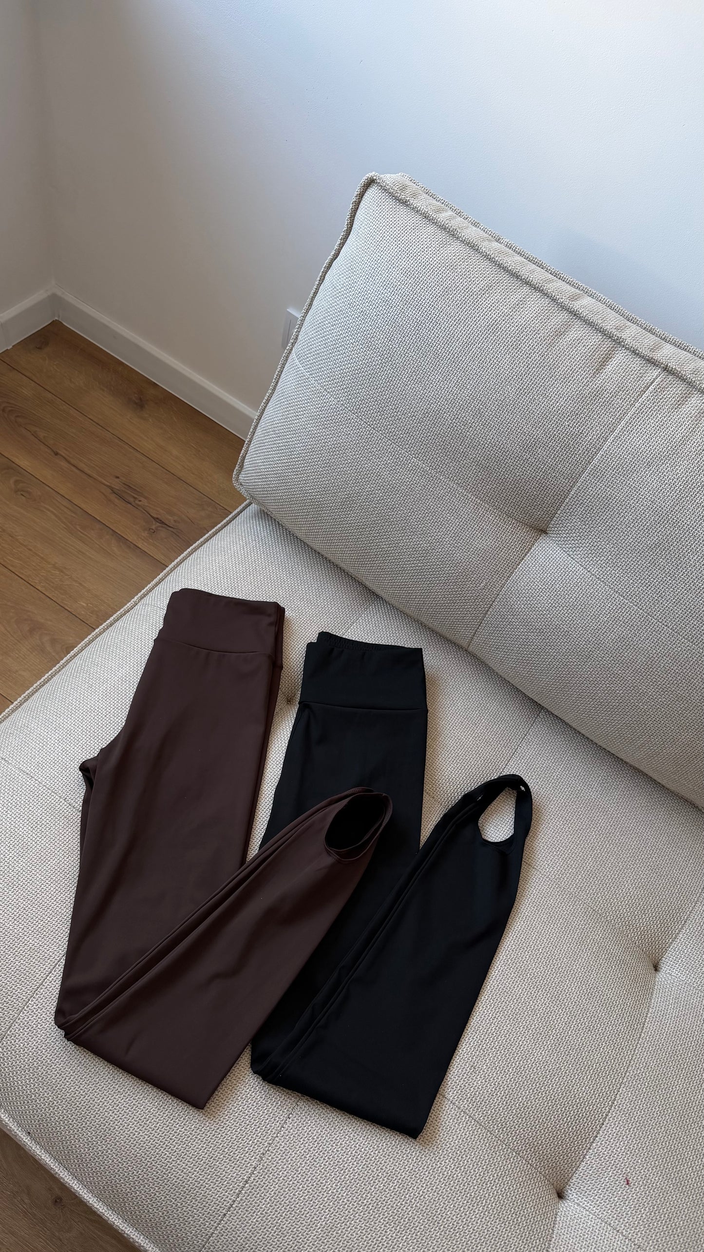 Legginsy GŁADKIE. Wysokie stan 🤌🏻 na wzrost do 175 cm)