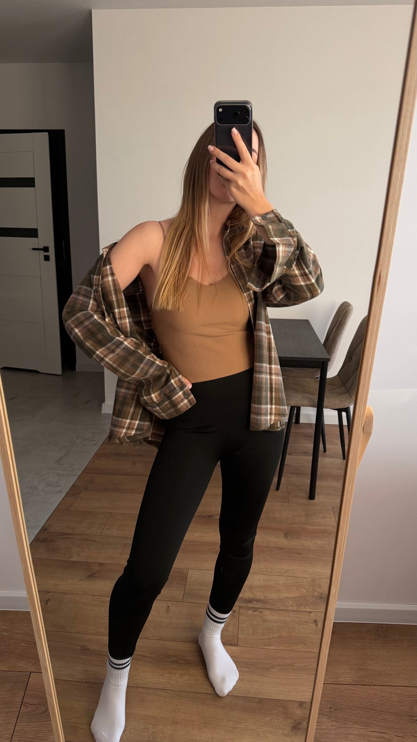 Legginsy GŁADKIE. Wysokie stan 🤌🏻 efekt modelowania. Bez ocieplenia