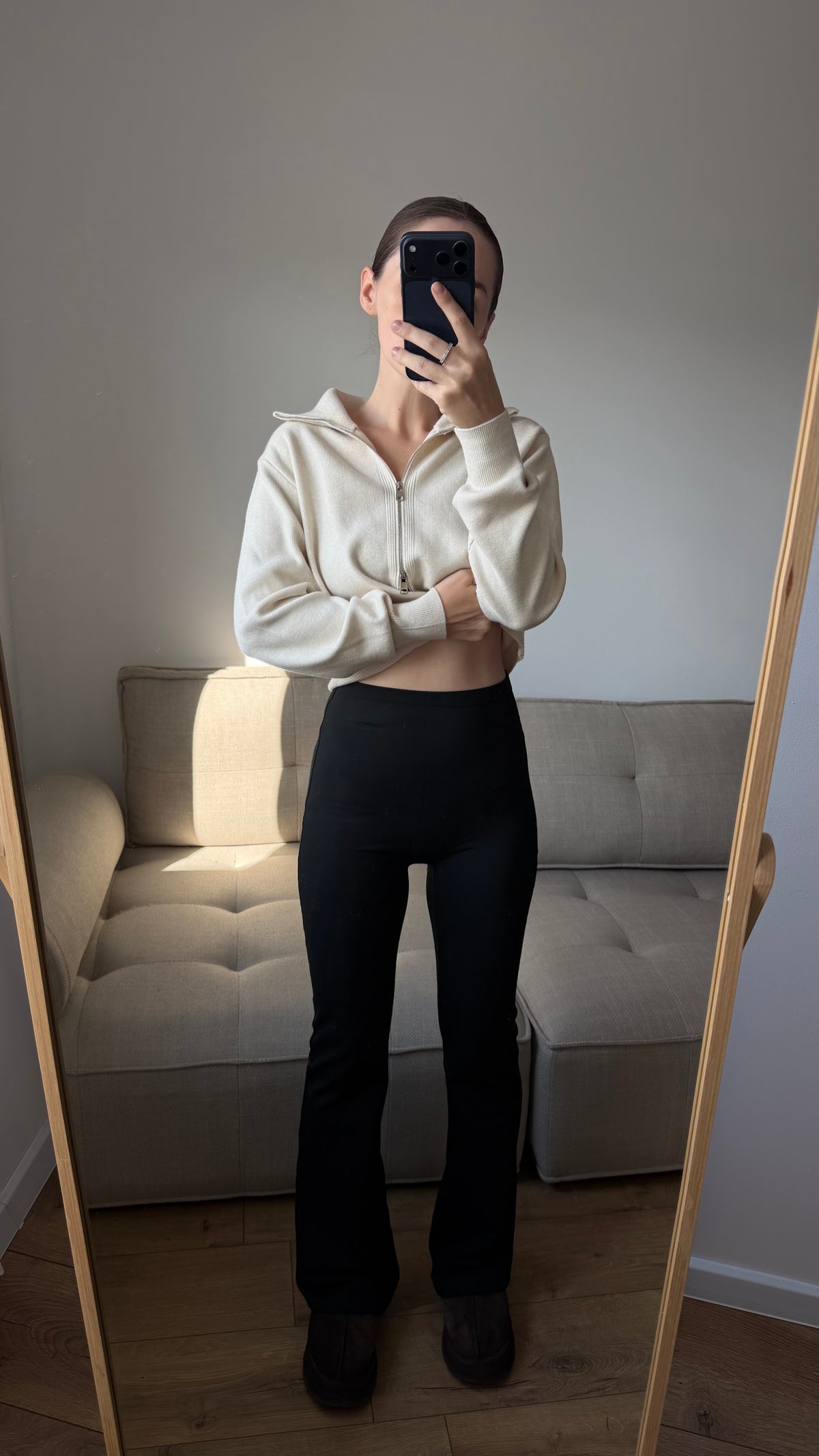 Legginsy 🔥OCIEPLANE🔥 Z rozszerzanymi nogawkami