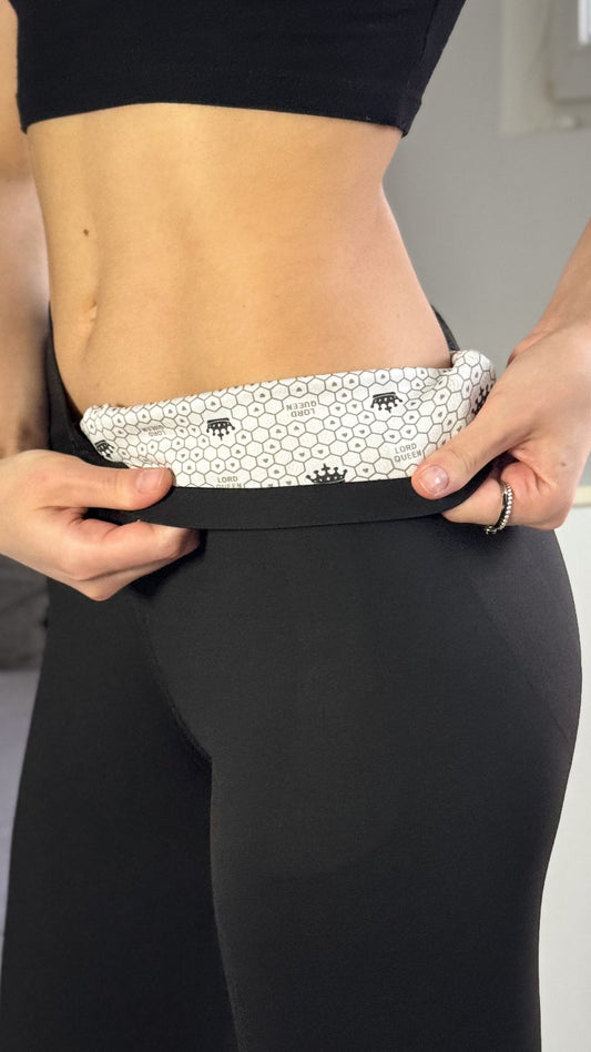 Legginsy GŁADKIE z super-wysokim stanem i efektem wyszczuplającym