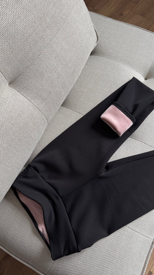 Legginsy ocieplane prążkowane. Idealne na zimę❗️na wzrost do 173 cm