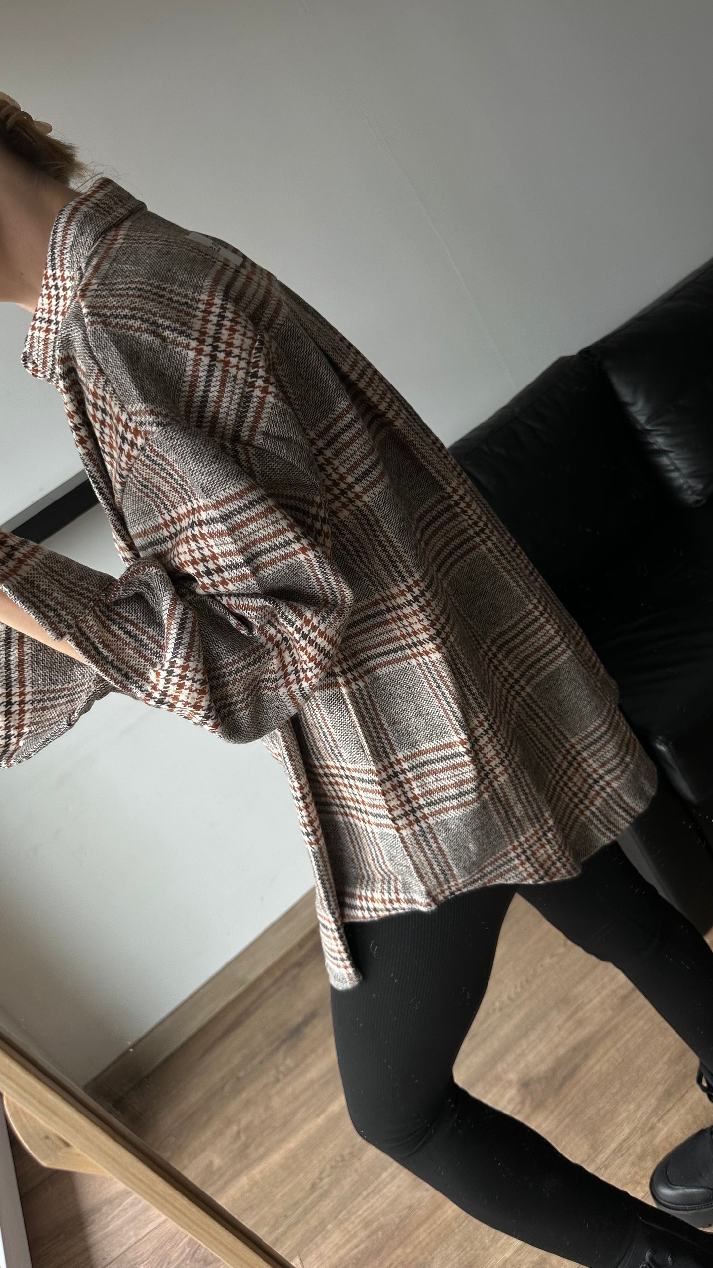 Koszula oversize w kratę 100% cotton