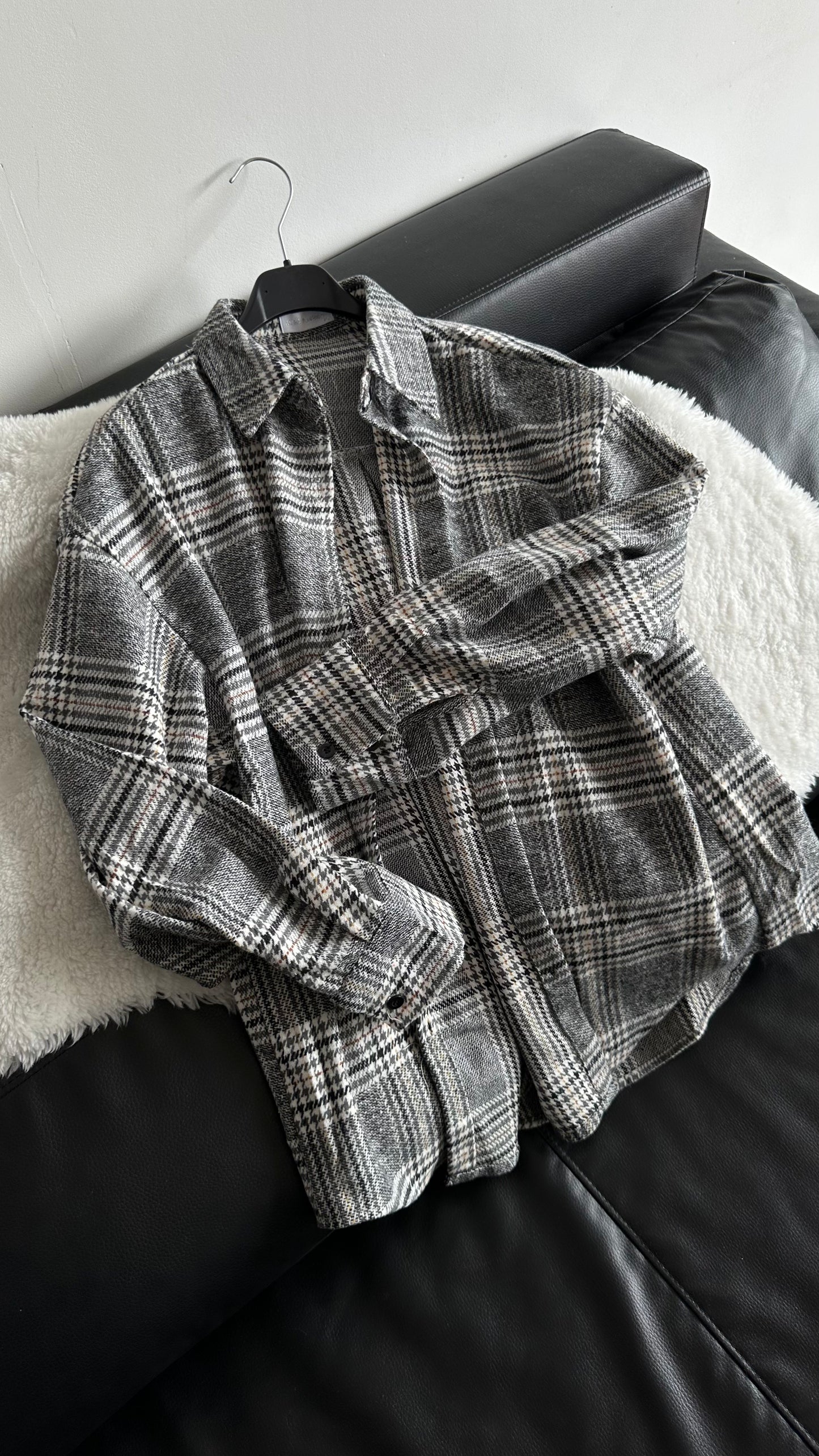Koszula oversize w kratę 100% cotton