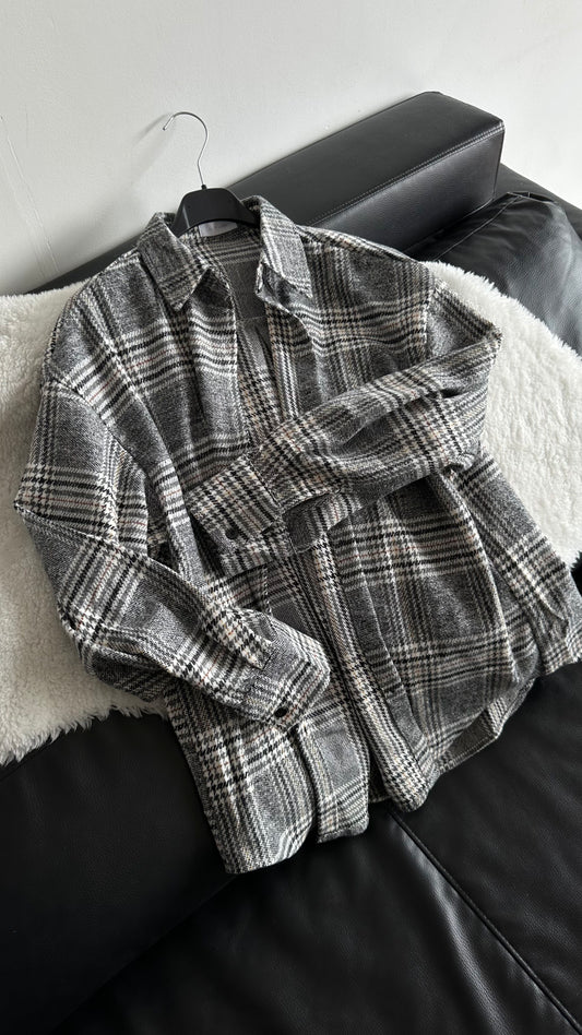 Koszula oversize w kratę 100% cotton
