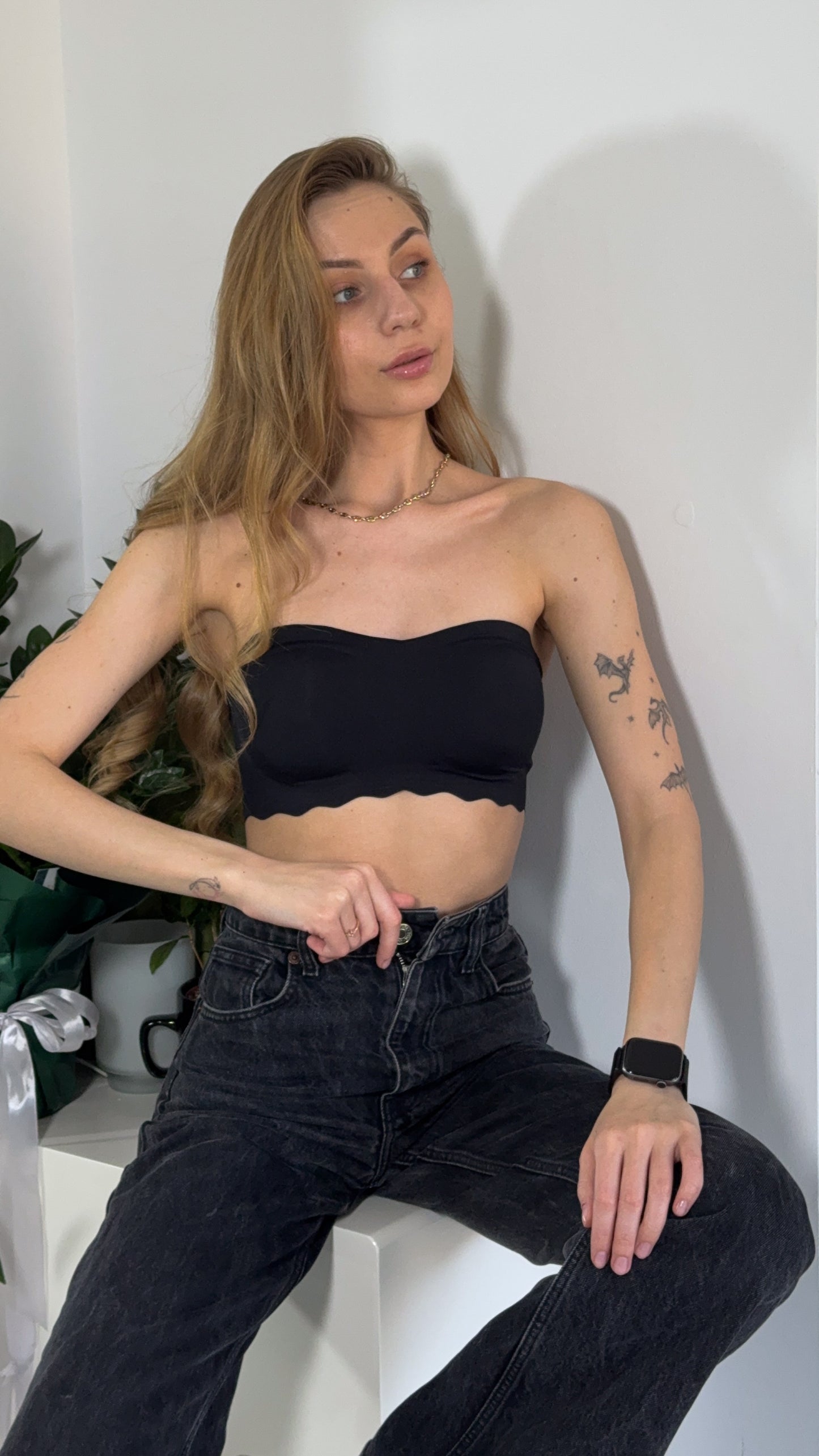 Bezszwowy top