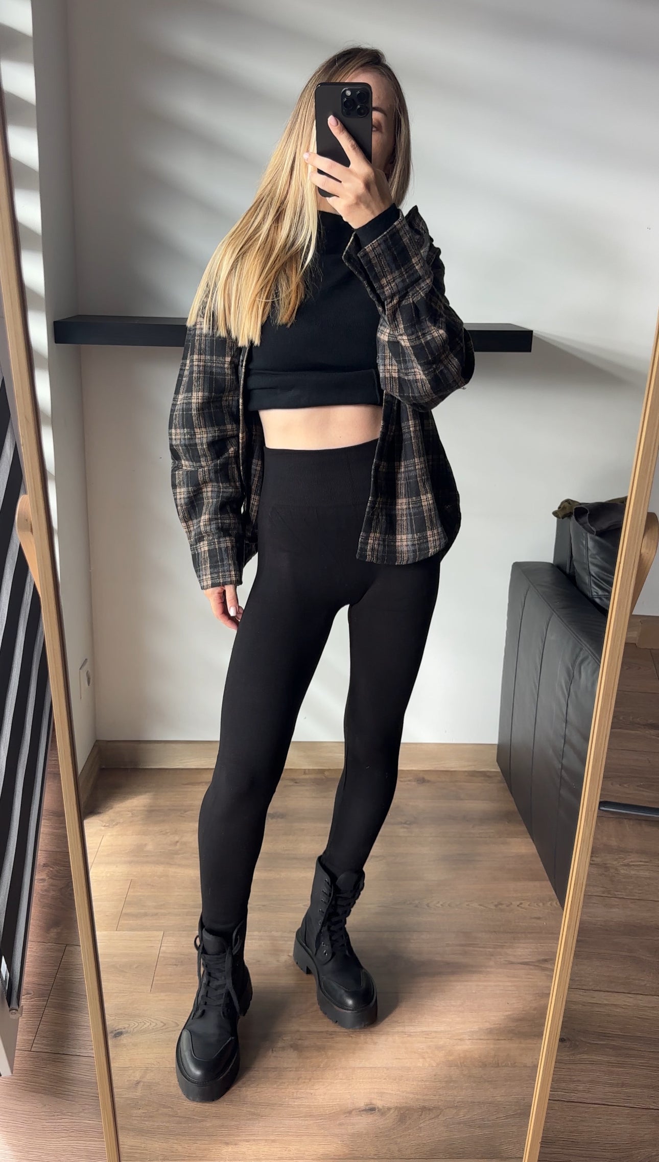 Ocieplane BEZSZWOWE legginsy – idealne pod jeansy zimą