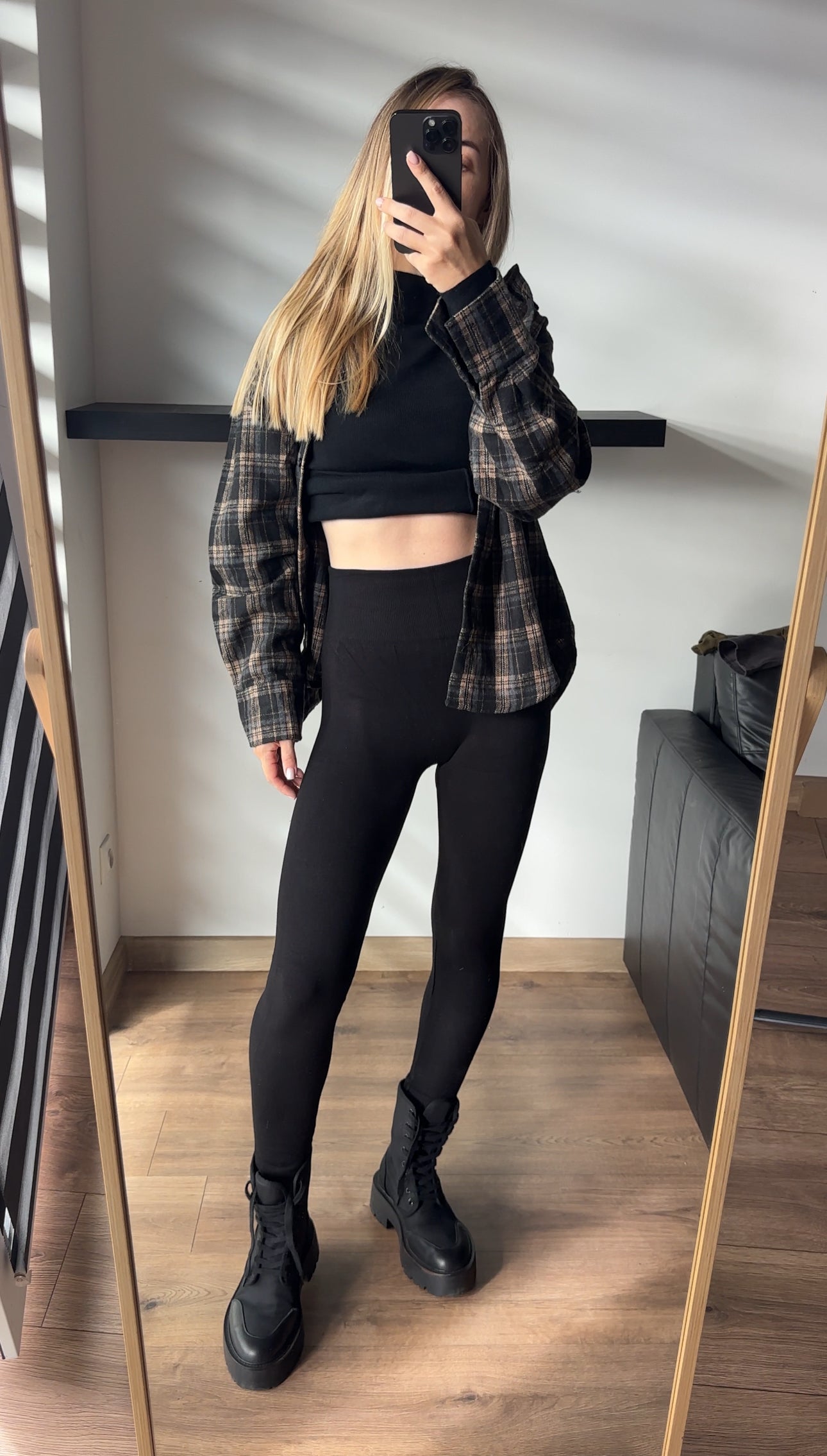 Ocieplane BEZSZWOWE legginsy – idealne pod jeansy zimą