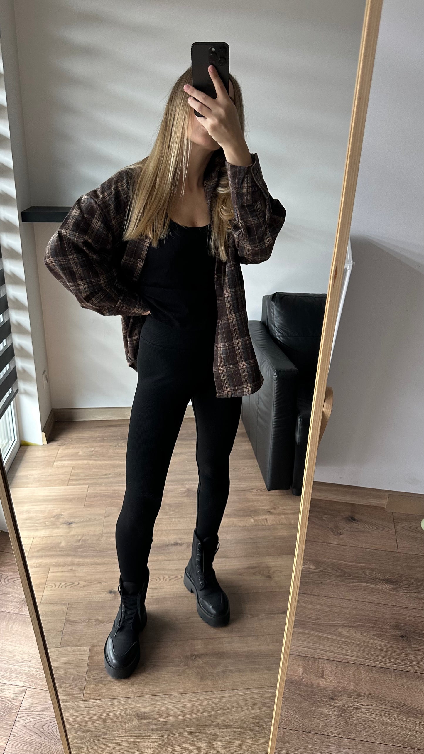 Legginsy ocieplane prążkowane na fleece. Idealne na zimę❗️na wzrost do 170 cm