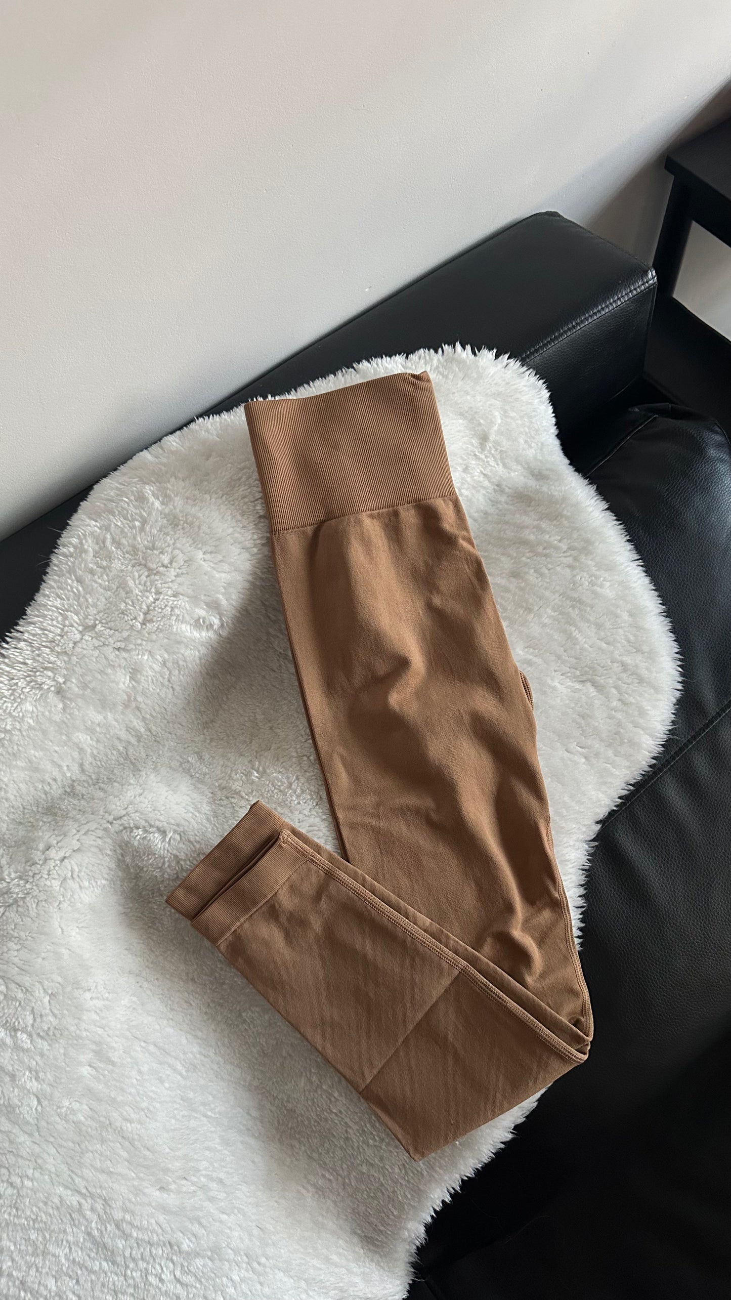 Legginsy modelujące z szerokim paskiem PUSH-UP